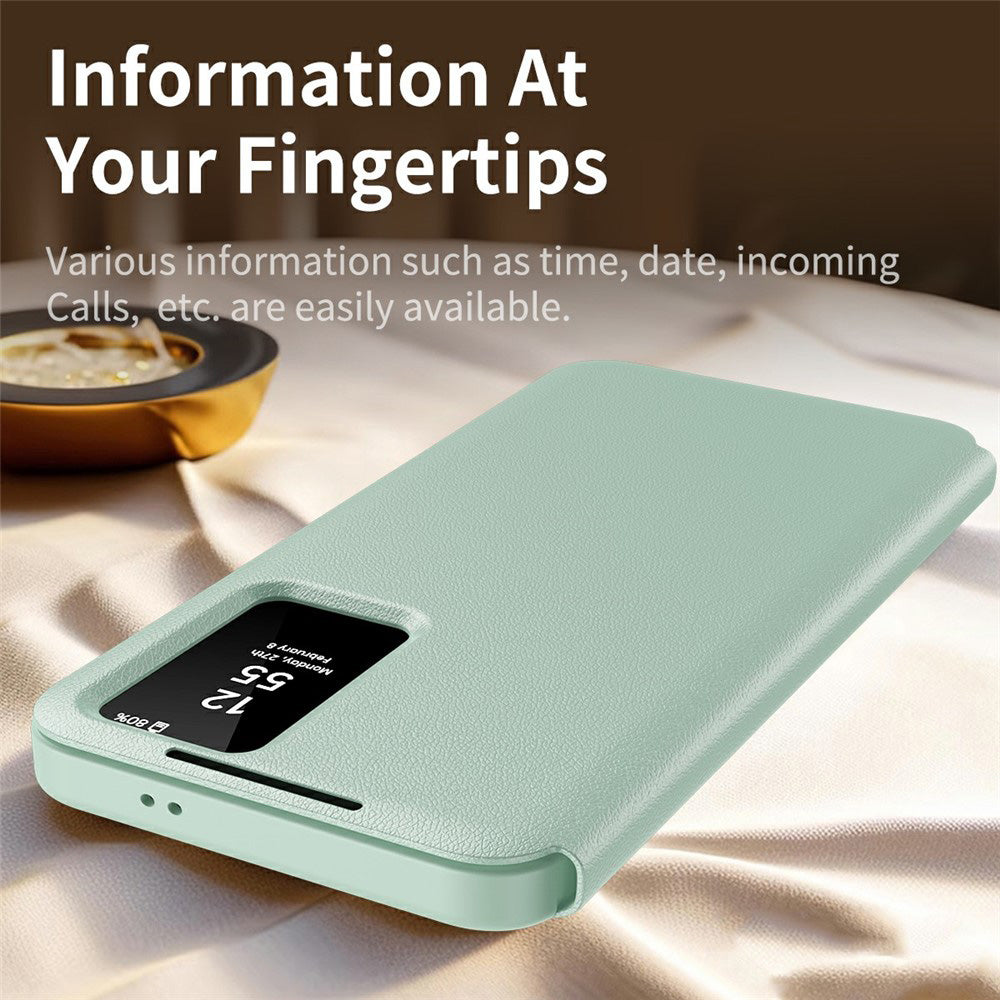 Hoes voor Samsung Galaxy A57 5G, Techsuit, SmartView, Groen