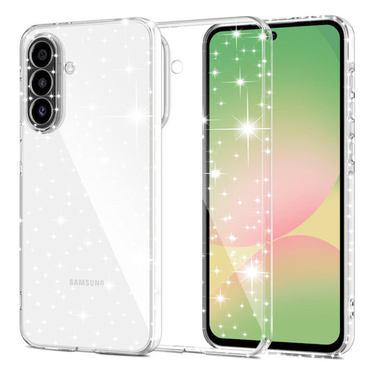 Hoes voor Samsung Galaxy A57 5G, Techsuit, SparkleSkin, Transparant