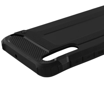 Coque pour Samsung Galaxy A70s A707 / A70 A705, Techsuit, Hybrid Armor, Noire