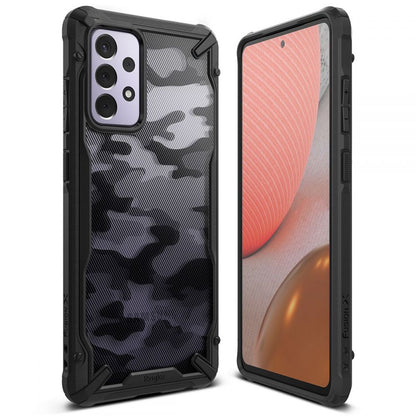 Étui pour Samsung Galaxy A72 A725 / A72 5G A726, Ringke, Fusion X Design, Camouflage