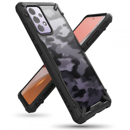 Étui pour Samsung Galaxy A72 A725 / A72 5G A726, Ringke, Fusion X Design, Camouflage
