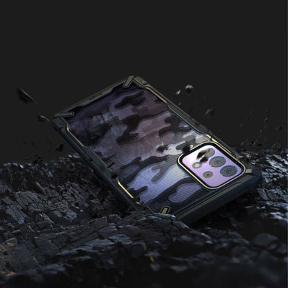 Étui pour Samsung Galaxy A72 A725 / A72 5G A726, Ringke, Fusion X Design, Camouflage