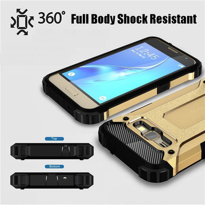 Coque pour Samsung Galaxy J5 J500, Techsuit, Hybrid Armor, Noire