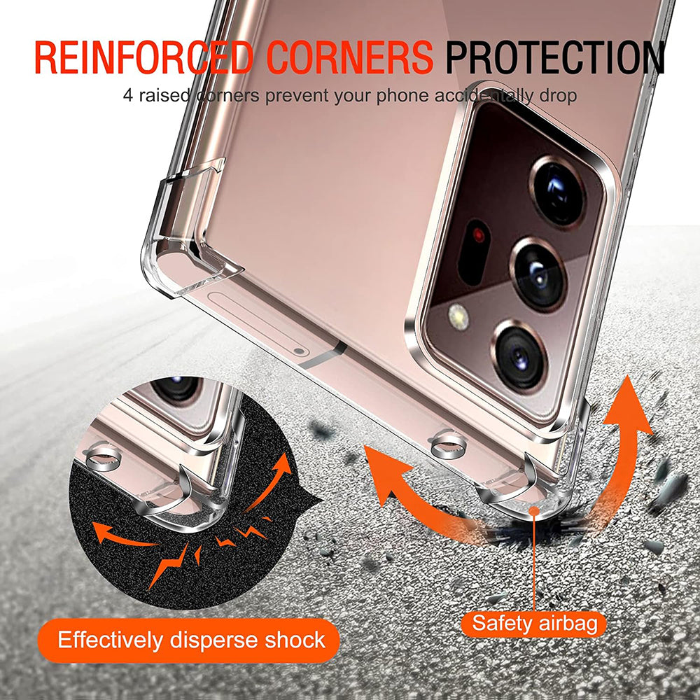Coque pour Samsung Galaxy Note 20 Ultra 5G N986 / Note 20 Ultra N985, Techsuit, Transparent Antichoc