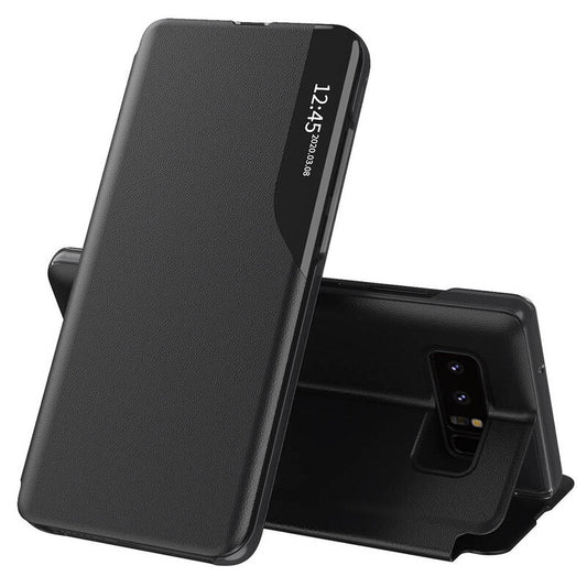 Hoes voor Samsung Galaxy Note 8 N950, Techsuit, eFold, Zwart