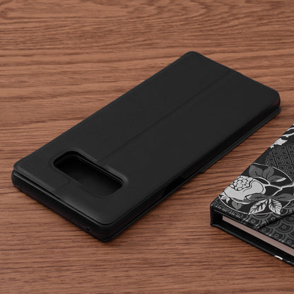 Hoes voor Samsung Galaxy Note 8 N950, Techsuit, eFold, Zwart