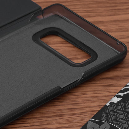 Hoes voor Samsung Galaxy Note 8 N950, Techsuit, eFold, Zwart