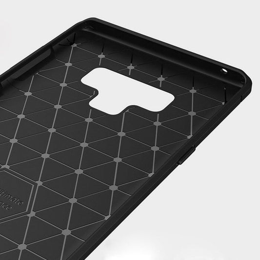 Hoes voor Samsung Galaxy Note 9 N960, Techsuit, Carbon, Zwart