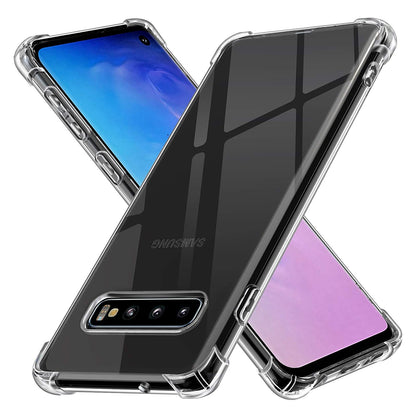 Coque pour Samsung Galaxy S10 G973, Techsuit, Anti-choc Claire, Transparente