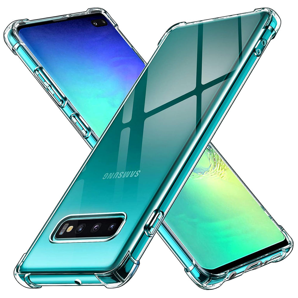 Hülle für Samsung Galaxy S10+ G975, Techsuit, stoßfest klar, transparent