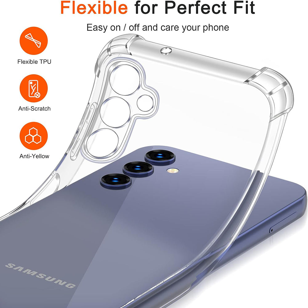 Hülle für Samsung Galaxy S10+ G975, Techsuit, stoßfest klar, transparent