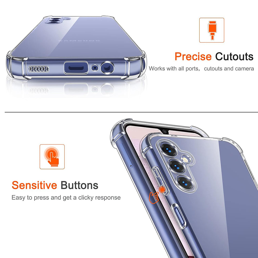 Hülle für Samsung Galaxy S10+ G975, Techsuit, stoßfest klar, transparent