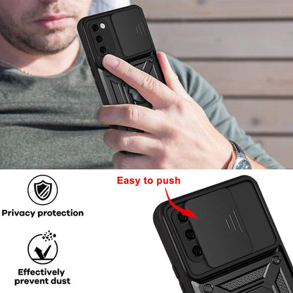Hoes voor Samsung Galaxy S20 5G G981 / S20 G980, Techsuit, CamShield, Zwart