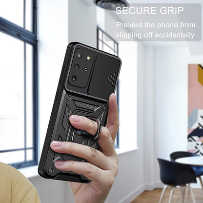 Hülle für Samsung Galaxy S20+ 5G G986 / S20+ G985, Techsuit, CamShield, Schwarz