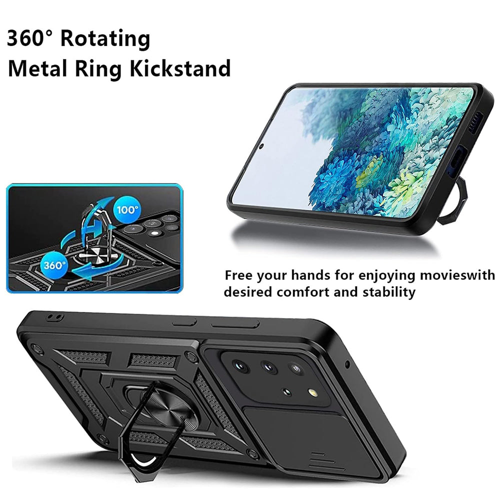 Hülle für Samsung Galaxy S20+ 5G G986 / S20+ G985, Techsuit, CamShield, Schwarz