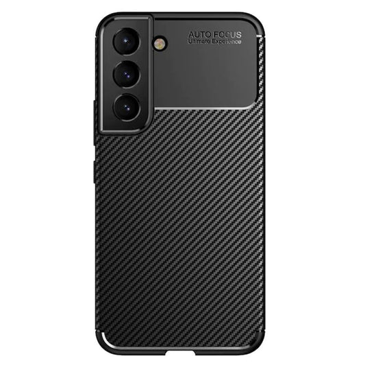 Hülle für Samsung Galaxy S21 5G G991, Techsuit, CarbonFiber, Schwarz