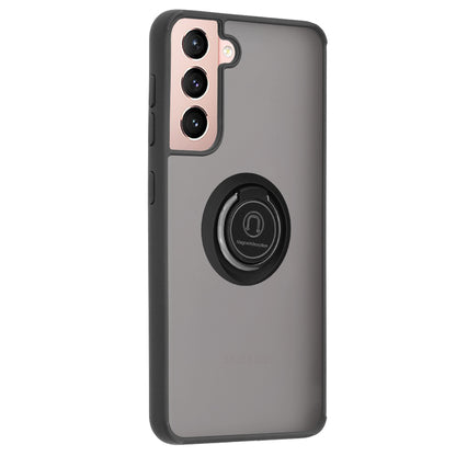 Hoes voor Samsung Galaxy S21 5G G991, Techsuit, Glinth, Zwart