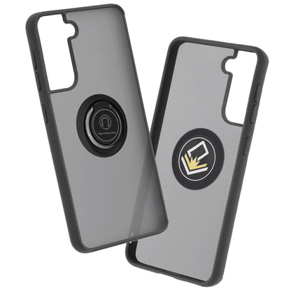 Hoes voor Samsung Galaxy S21 5G G991, Techsuit, Glinth, Zwart