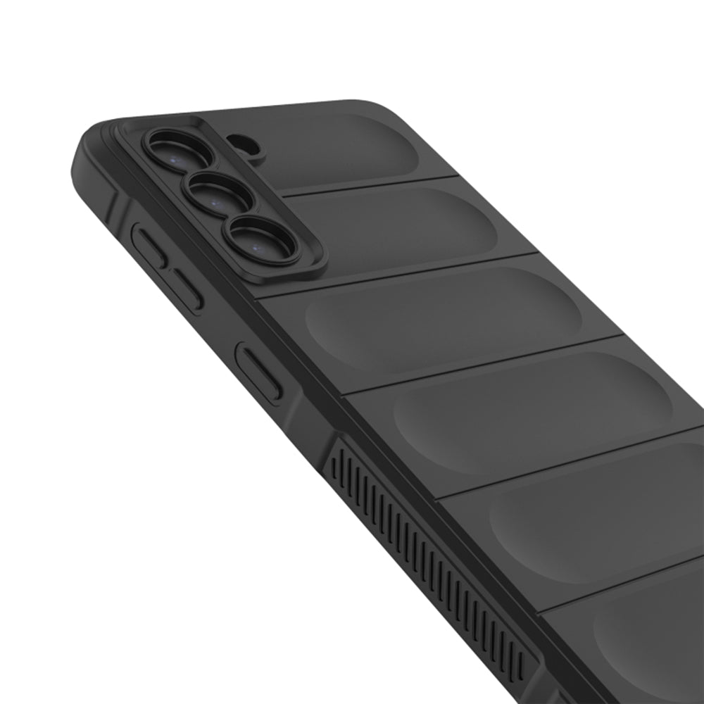 Hoesje voor Samsung Galaxy S21 5G G991, Techsuit, Magic Shield, Zwart