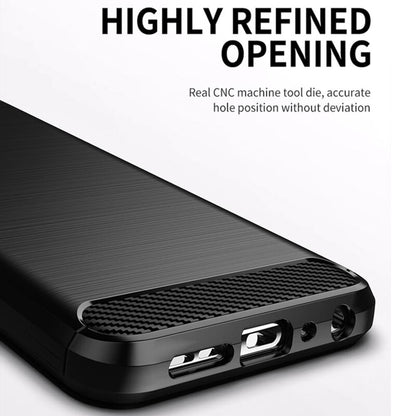 Hülle für Samsung Galaxy S21 FE 5G G990, Techsuit, Carbon, Schwarz