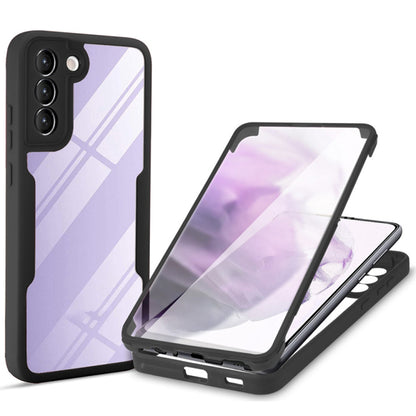 Hülle für Samsung Galaxy S21 FE 5G G990, Techsuit, ColorVerse 360, Schwarz