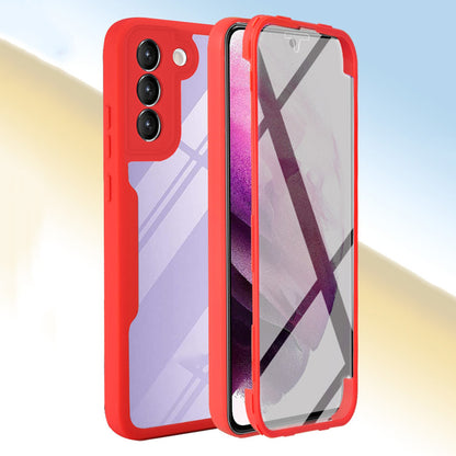 Hülle für Samsung Galaxy S21 FE 5G G990, Techsuit, ColorVerse 360, Schwarz