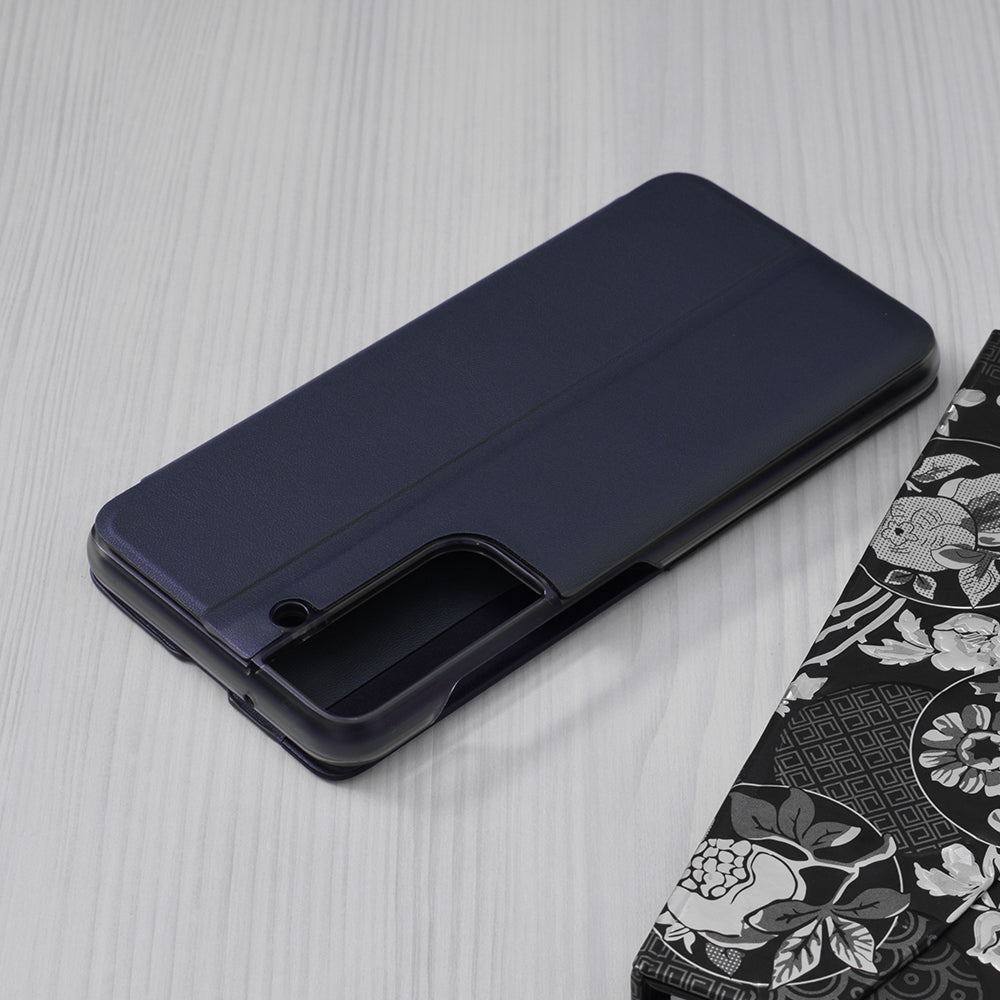 Hülle für Samsung Galaxy S21 FE 5G G990, Techsuit, eFold, Dunkelblau