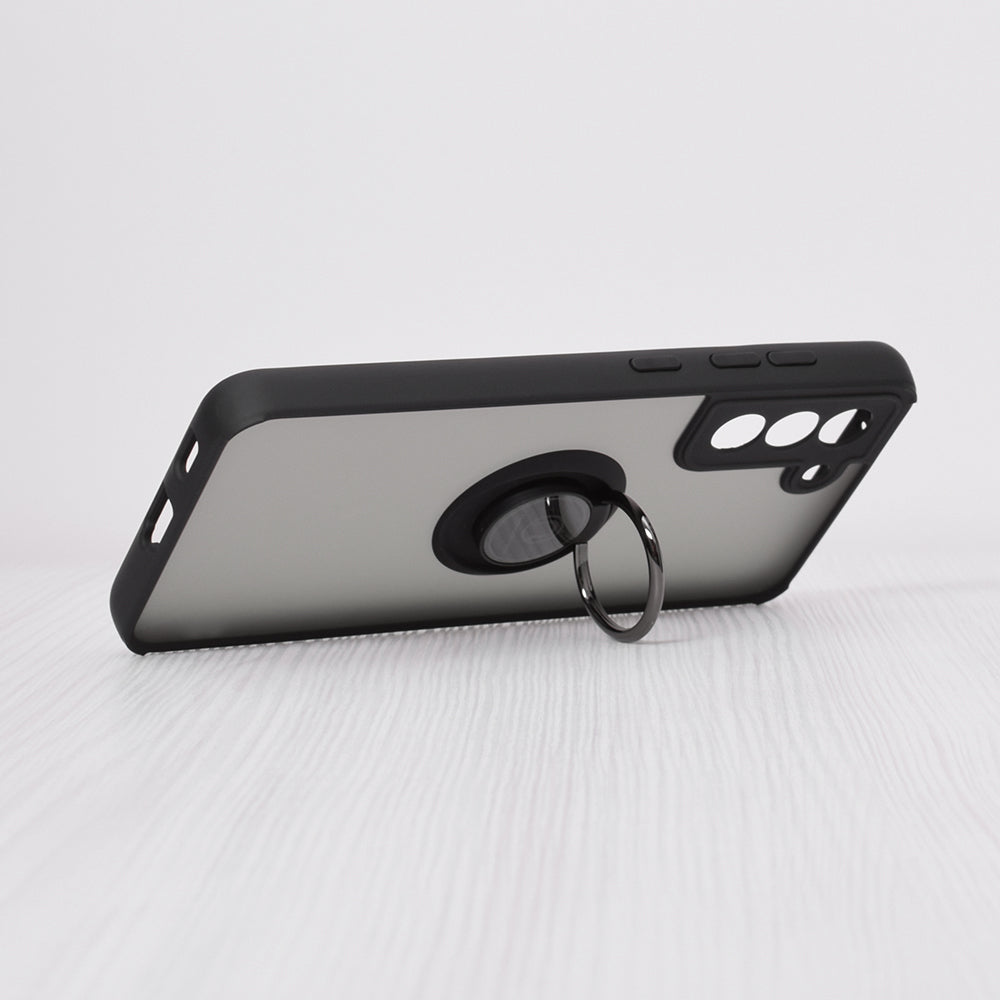 Étui pour Samsung Galaxy S21 FE 5G G990, Techsuit, Glinth, Noir