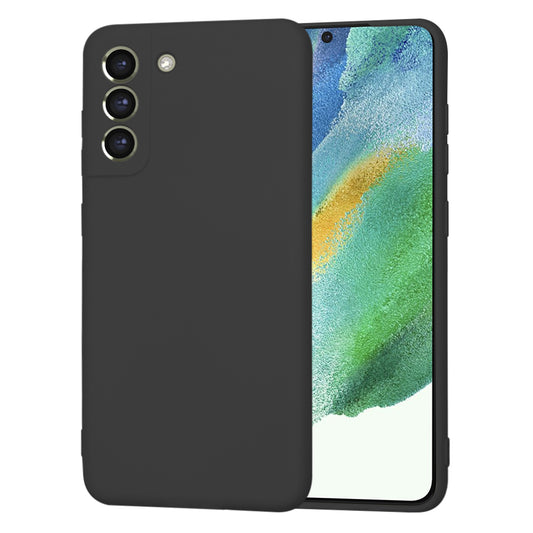 Hoesje voor Samsung Galaxy S21 FE 5G G990, Techsuit, SoftFlex, Zwart