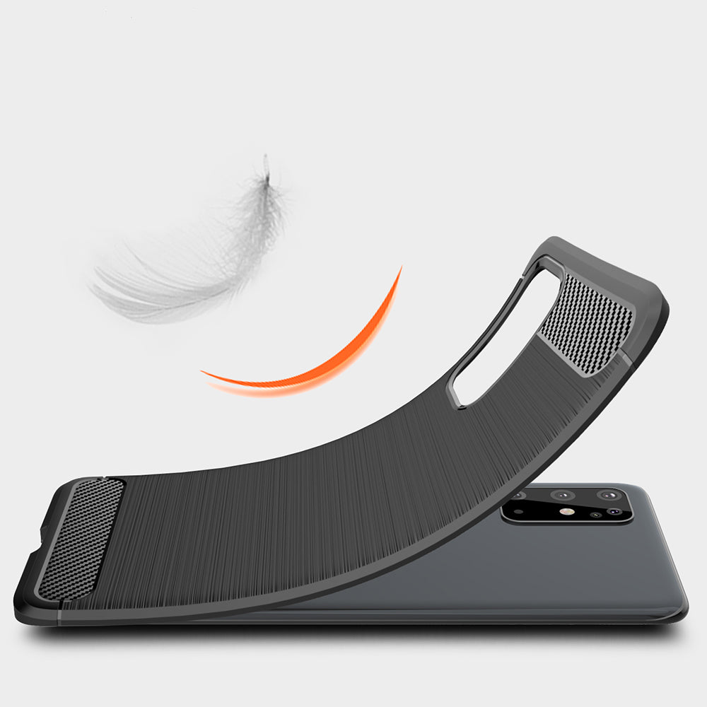 Hoes voor Samsung Galaxy S21 Ultra 5G G998, Techsuit, Carbon, Zwart