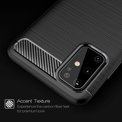 Hoes voor Samsung Galaxy S21 Ultra 5G G998, Techsuit, Carbon, Zwart