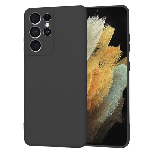 Hoesje voor Samsung Galaxy S21 Ultra 5G G998, Techsuit, SoftFlex, Zwart