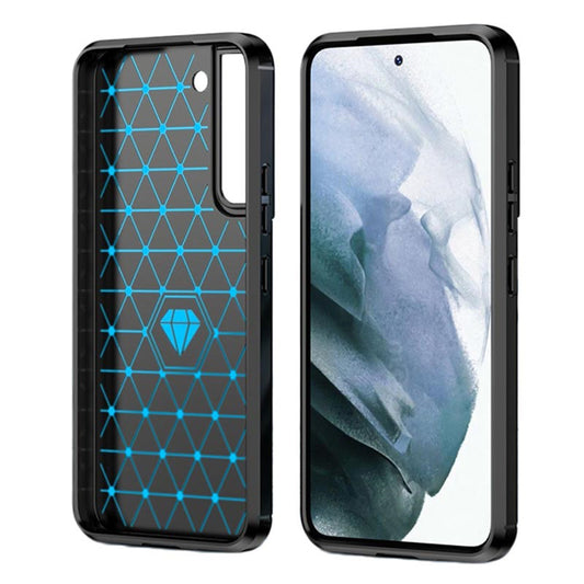 Coque pour Samsung Galaxy S22+ 5G S906, Techsuit, Carbone, Noire