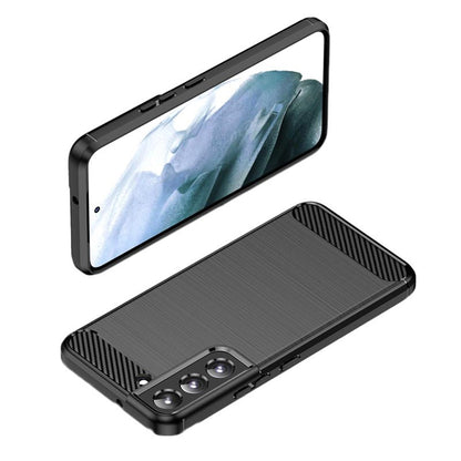 Hülle für Samsung Galaxy S22+ 5G S906, Techsuit, Carbon, Schwarz
