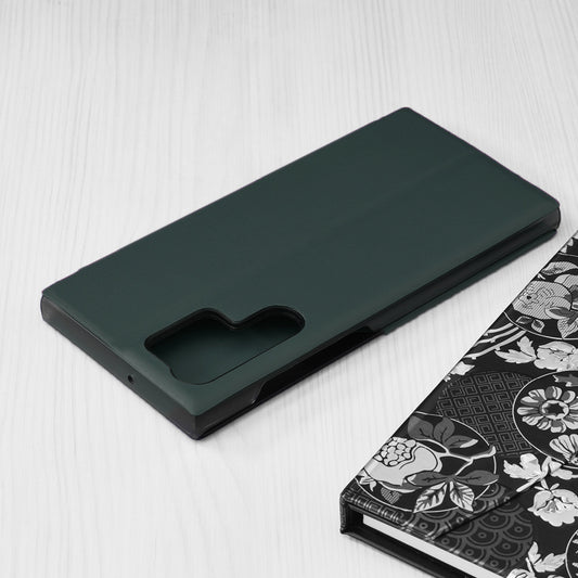 Coque pour Samsung Galaxy S22 Ultra 5G S908, Techsuit, eFold, Vert