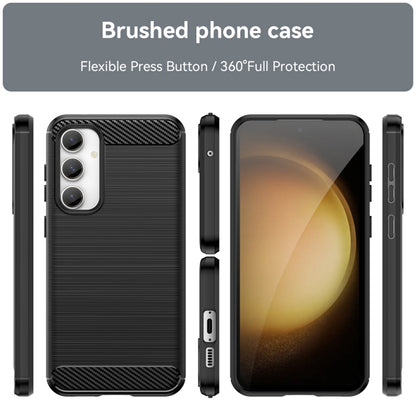 Hülle für Samsung Galaxy S23 FE S711, Techsuit, Carbon, Schwarz