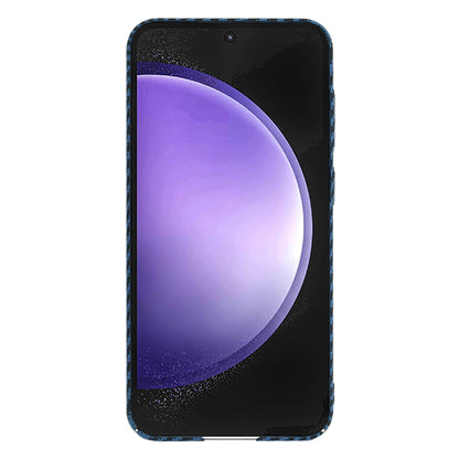 Hoes voor Samsung Galaxy S23 FE S711, Techsuit, Carbonite FiberShell, Turkoois
