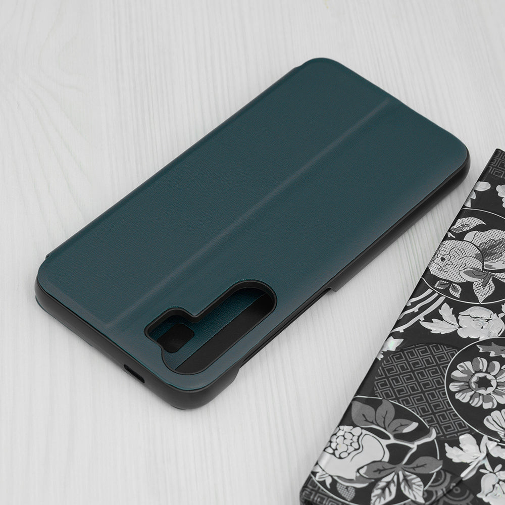 Hülle für Samsung Galaxy S23 FE S711, Techsuit, eFold, Grün
