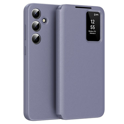 Hoes voor Samsung Galaxy S23 FE S711, Techsuit, SmartView, Paars
