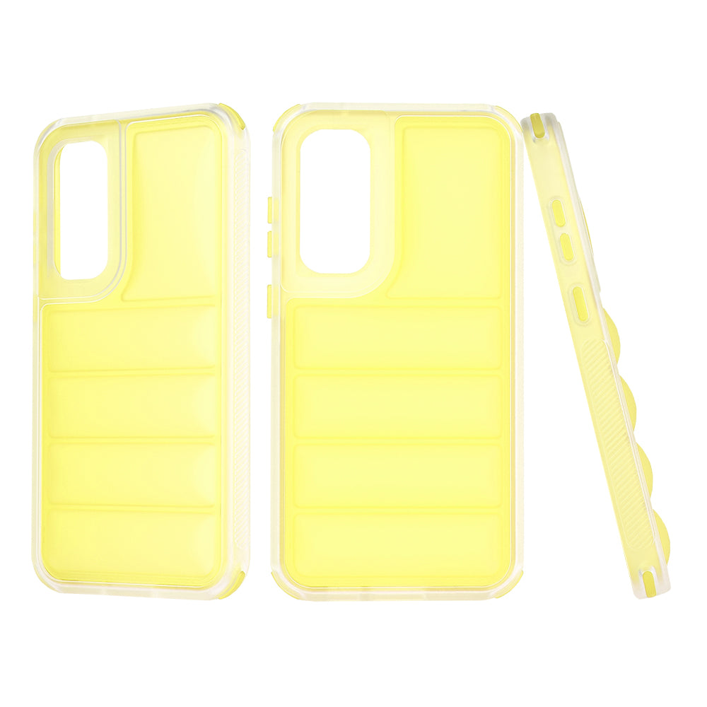 Hülle für Samsung Galaxy S23 FE S711, Techsuit, Wave Shield, Gelb