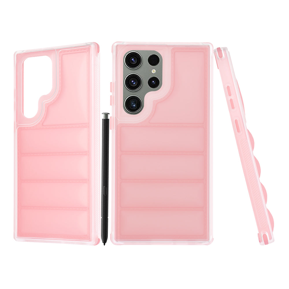 Hülle für Samsung Galaxy S23 FE S711, Techsuit, Wave Shield, Rosa