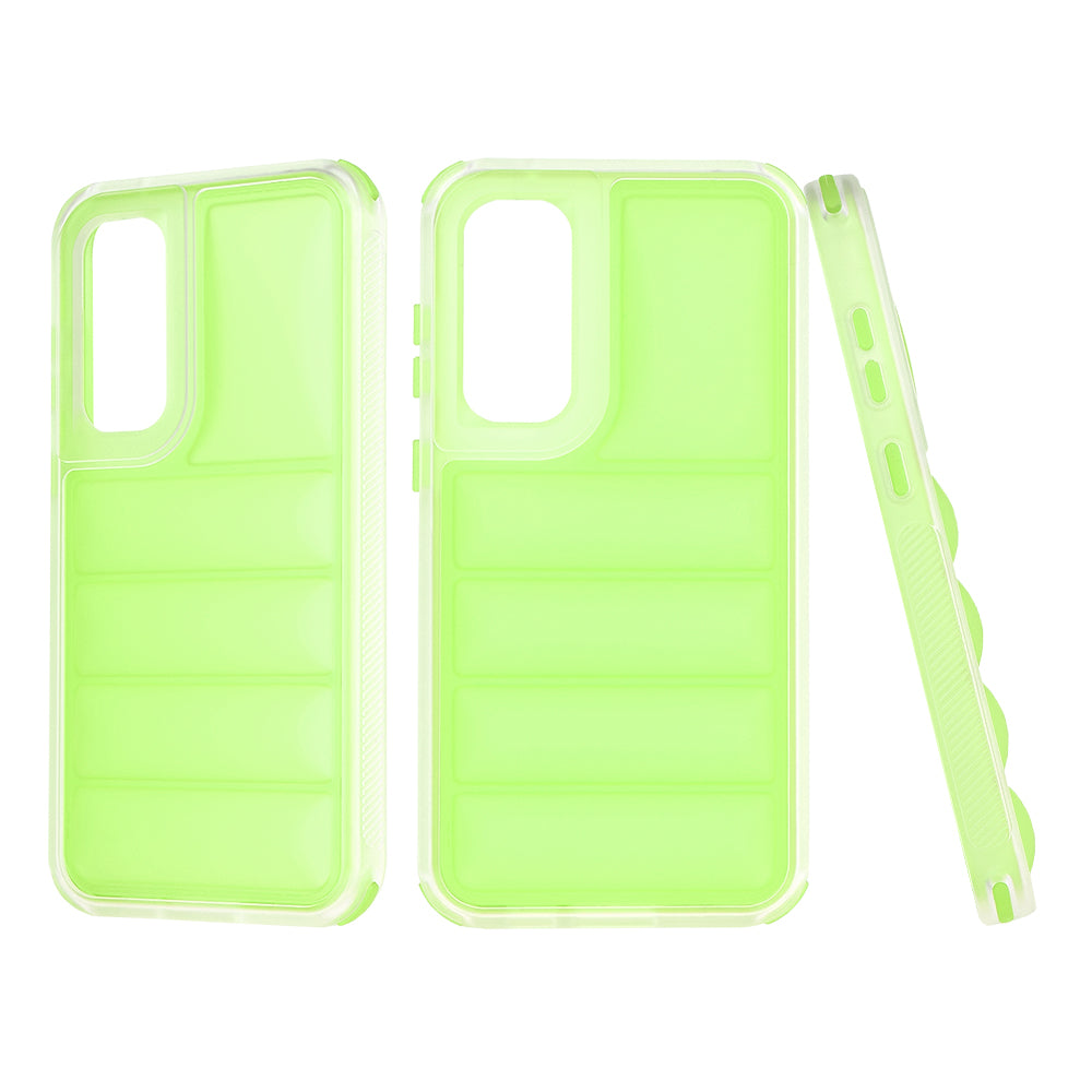 Hülle für Samsung Galaxy S23 FE S711, Techsuit, Wave Shield, Grün
