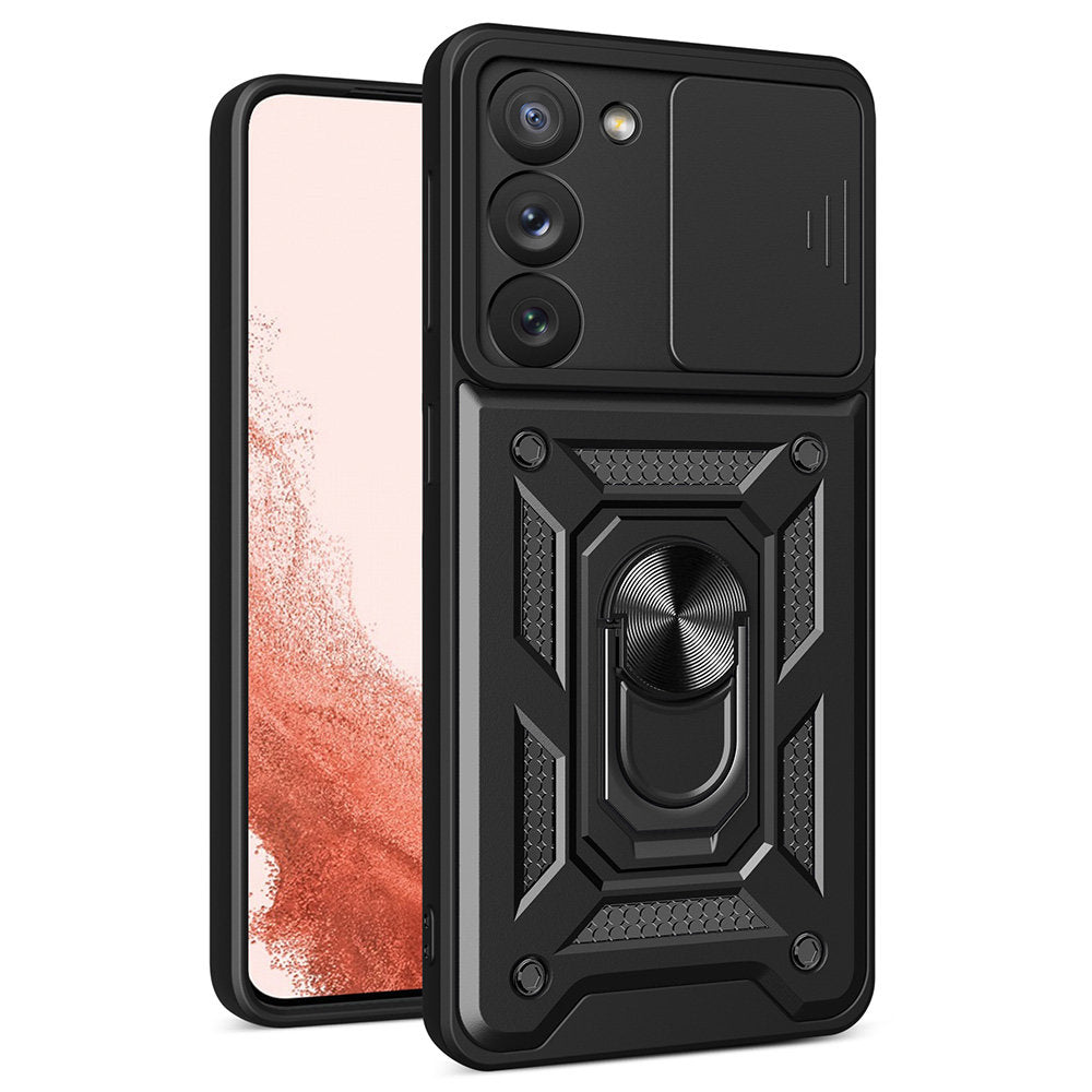 Coque pour Samsung Galaxy S23+ S916, Techsuit, CamShield, Noire