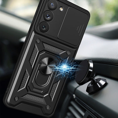 Coque pour Samsung Galaxy S23+ S916, Techsuit, CamShield, Noire
