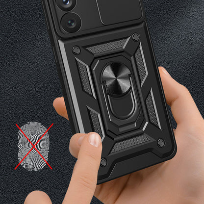 Coque pour Samsung Galaxy S23+ S916, Techsuit, CamShield, Noire