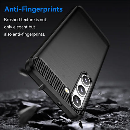 Hülle für Samsung Galaxy S23+ S916, Techsuit, Carbon, Schwarz