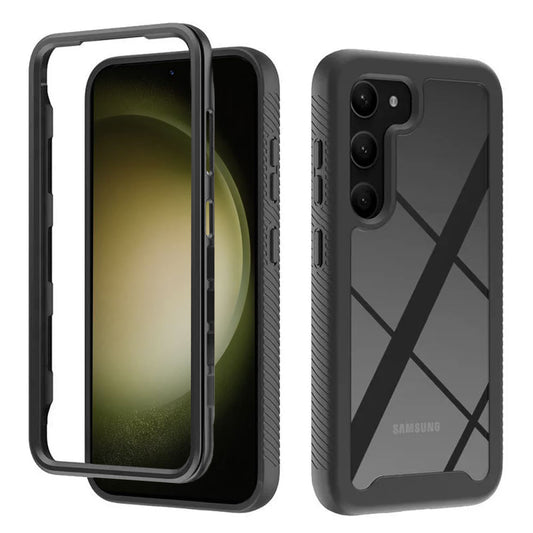 Hoes voor Samsung Galaxy S23+ S916, Techsuit, Defense360 Pro, Zwart