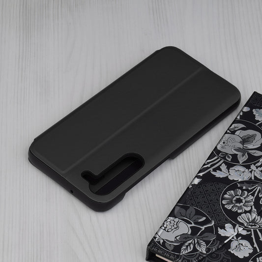 Hoes voor Samsung Galaxy S23+ S916, Techsuit, eFold, Zwart