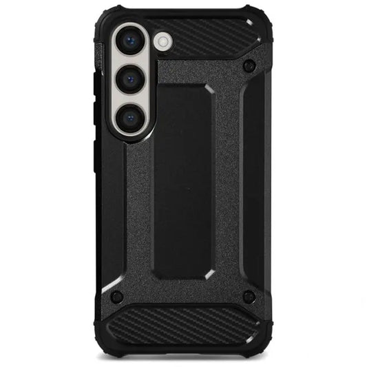 Hoes voor Samsung Galaxy S23+ S916, Techsuit, Hybrid Armor, Zwart