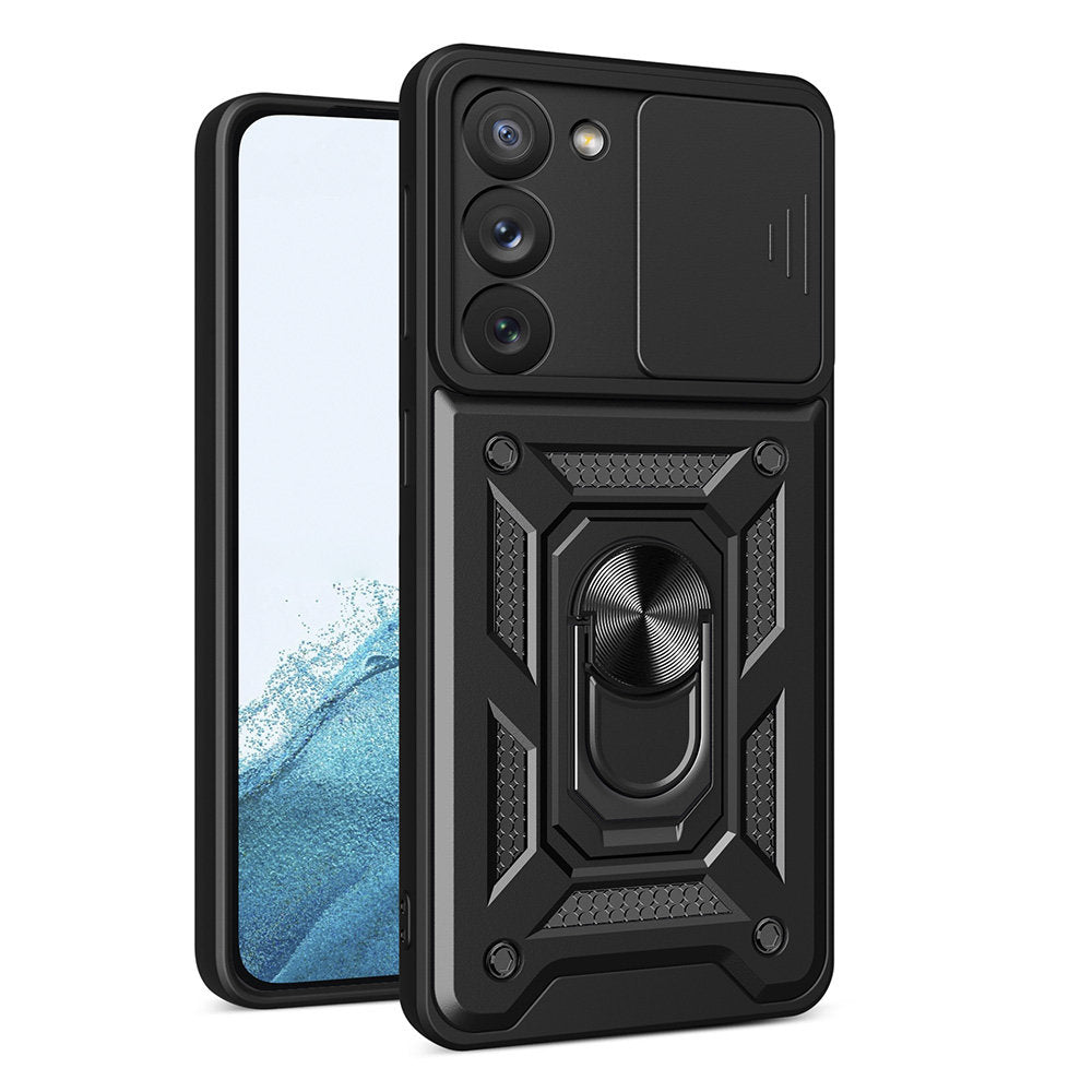 Coque pour Samsung Galaxy S23 S911, Techsuit, CamShield, Noire